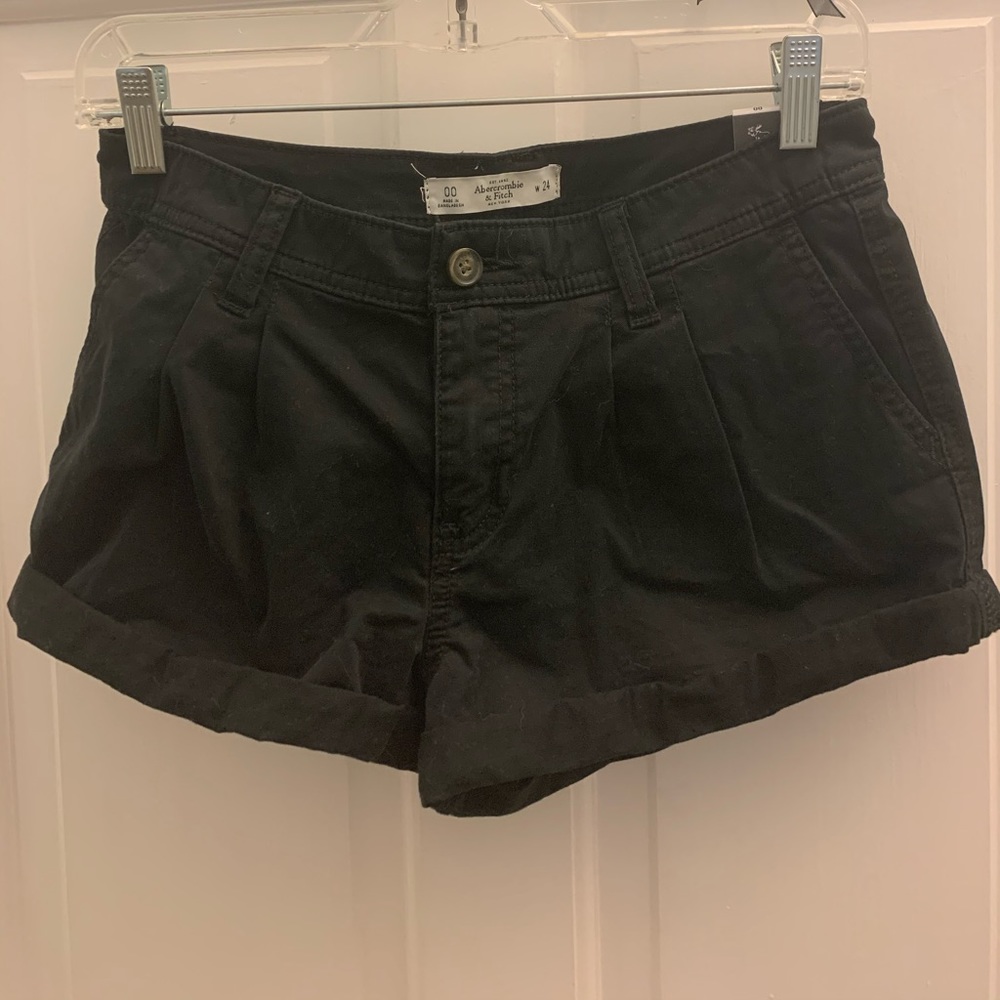 Abercrombie and Fitch Black Shorts